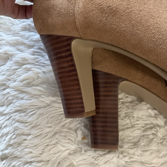 Nine West Suede Booties Sz 11 - Picture 5 of 10